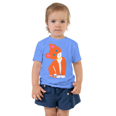 Toddlers Cat Short Sleeve Tee