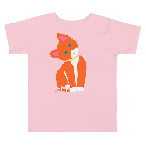 Toddlers Cat Short Sleeve Tee