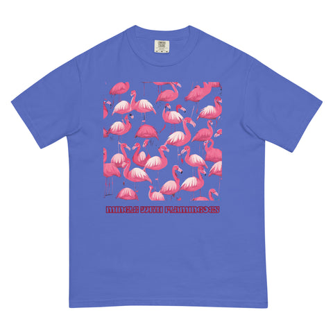 Women's Mingle with Flamingoes Premium T-shirt