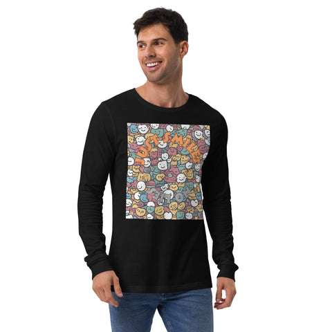 Men's Just Smiles Long Sleeve Tee