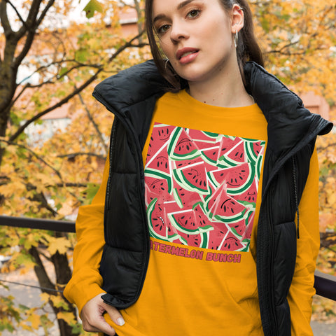 Women's Watermelon Long Sleeve Tee