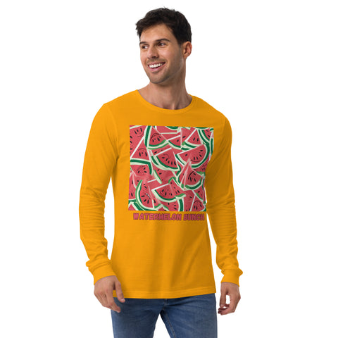 Men's Watermelon Long Sleeve Tee