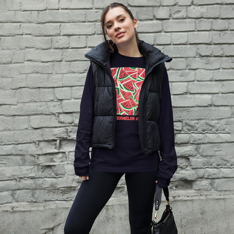 Women's Watermelon Long Sleeve Tee