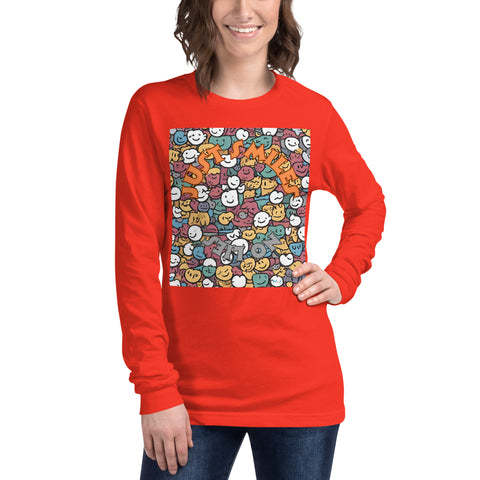 Women's Just Smiles Long Sleeve Tee