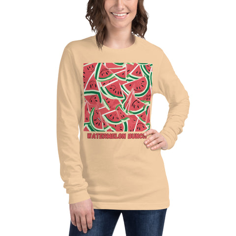 Women's Watermelon Long Sleeve Tee