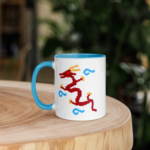 Dragon Mug with Color Inside
