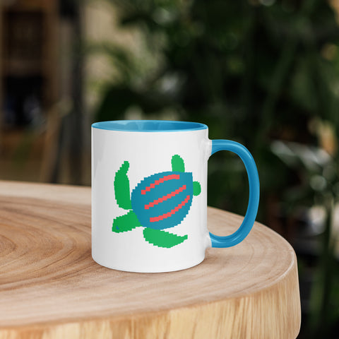 Sea Turtle Mug with Color Inside