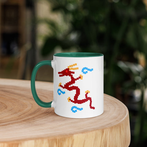 Dragon Mug with Color Inside