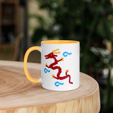 Dragon Mug with Color Inside