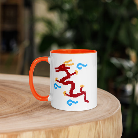 Dragon Mug with Color Inside