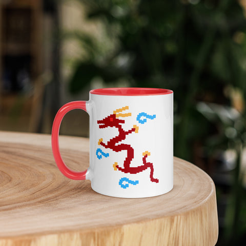 Dragon Mug with Color Inside