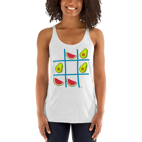 Women's Tic Tac Toe Racerback Tank
