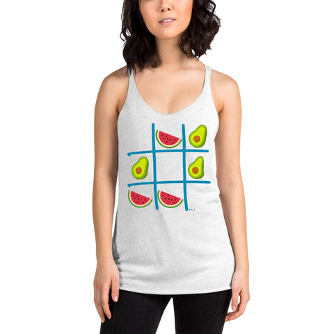 Women's Tic Tac Toe Racerback Tank
