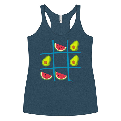 Women's Tic Tac Toe Racerback Tank