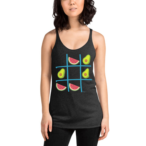 Women's Tic Tac Toe Racerback Tank
