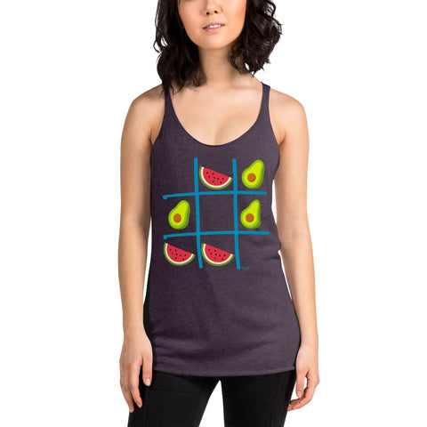 Women's Tic Tac Toe Racerback Tank