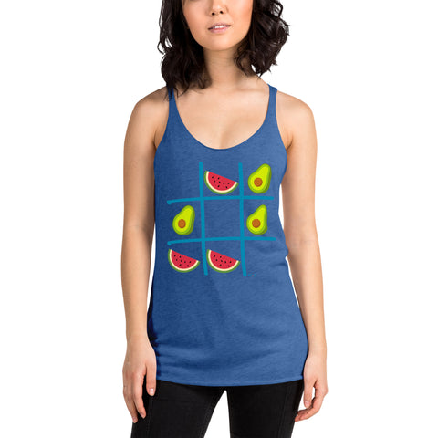 Women's Tic Tac Toe Racerback Tank