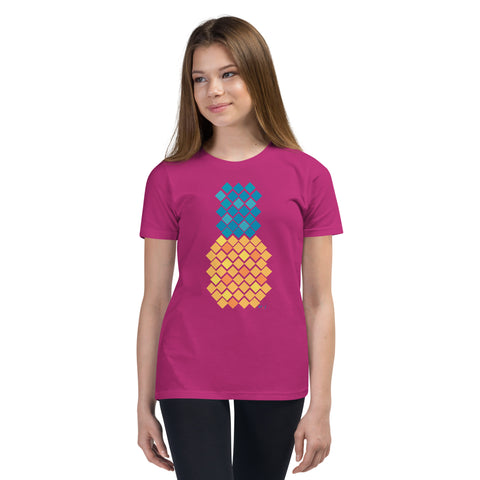 Kids Pineapple Short Sleeve T-shirt
